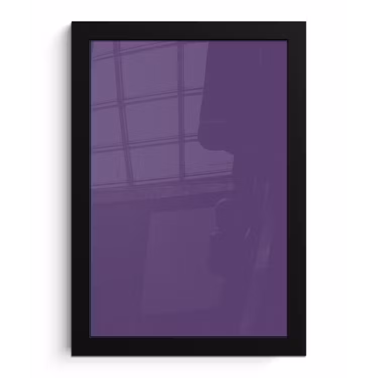 Deep - Plum - Paars fotolijst zwart zonder passe partout klein 224 -3d