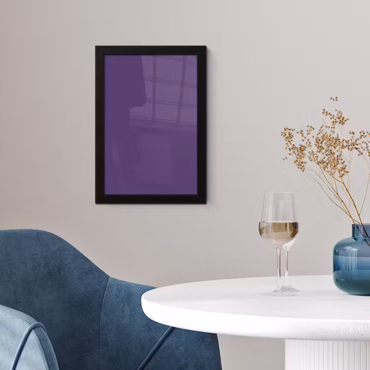 Deep - Plum - Paars fotolijst zwart zonder passe partout klein 224 -sfeer4