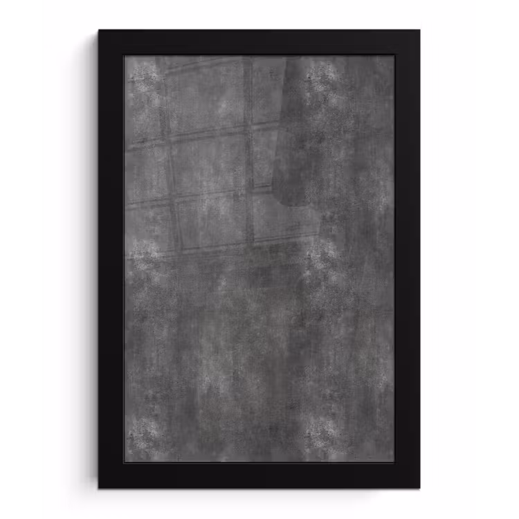 Donkergrijs - Ruw - Beton fotolijst zwart zonder passe partout klein 224 -3d