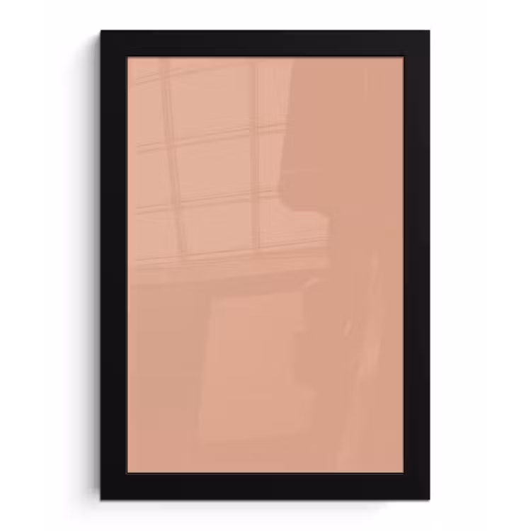 Dusty - Rose - Roze fotolijst zwart zonder passe partout klein 224 -3d