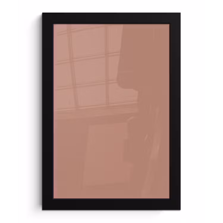 Earthy - Blusher - Roze fotolijst zwart zonder passe partout klein 224 -3d