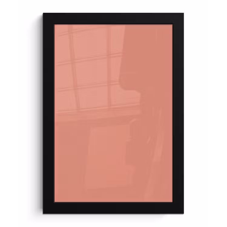 Earthy - Rose - Koraal fotolijst zwart zonder passe partout klein 224 -3d