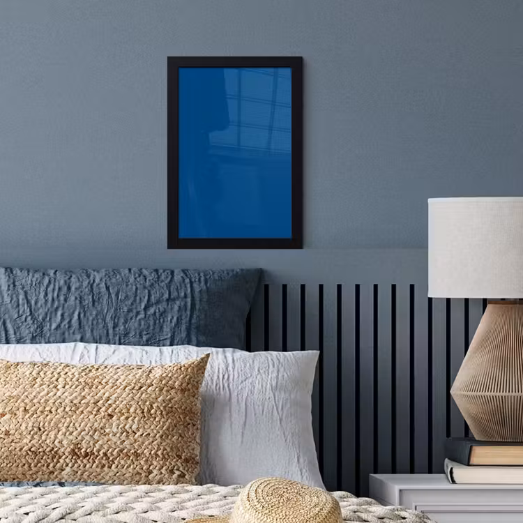 Free - Groove - Blauw fotolijst zwart zonder passe partout klein 224 -sfeer3