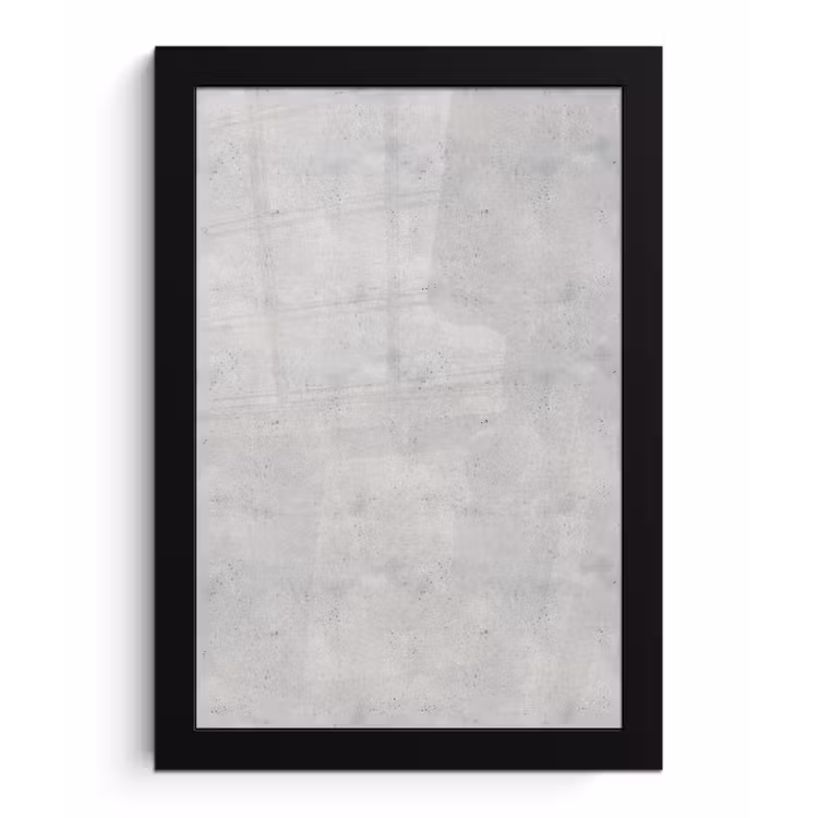Grijs - Beton - Neutraal fotolijst zwart zonder passe partout klein 224 -3d