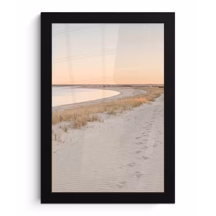 Kustlijn - Horizon - Hek fotolijst zwart zonder passe partout klein -3d