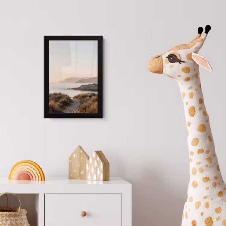 Landschap - Kust - Duinen fotolijst zwart zonder passe partout klein -usfeer4_kinderkamer