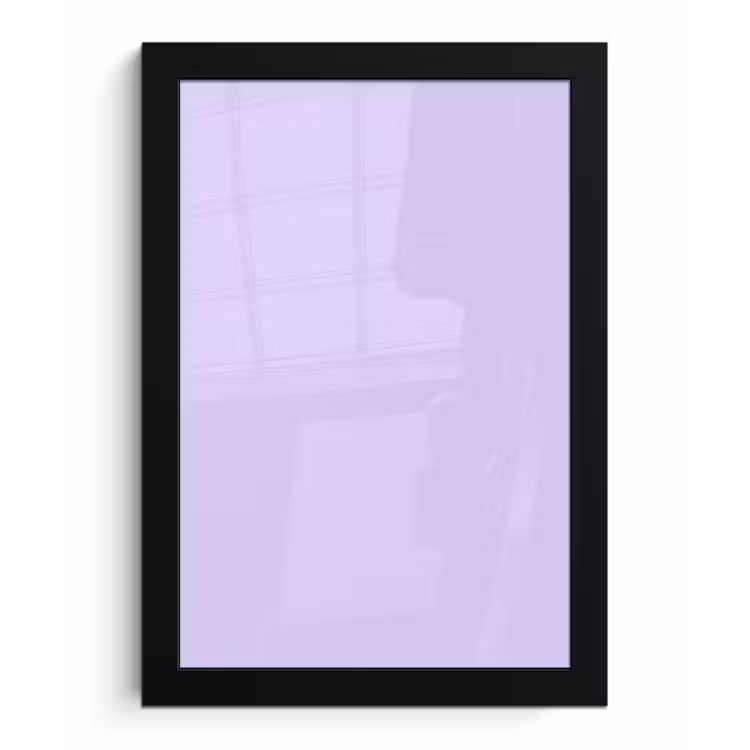 Light - Orchid - Paars fotolijst zwart zonder passe partout klein 224 -3d