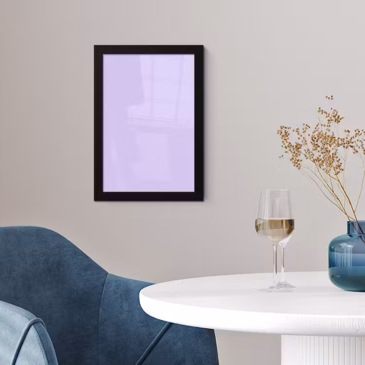 Light - Orchid - Paars fotolijst zwart zonder passe partout klein 224 -sfeer4