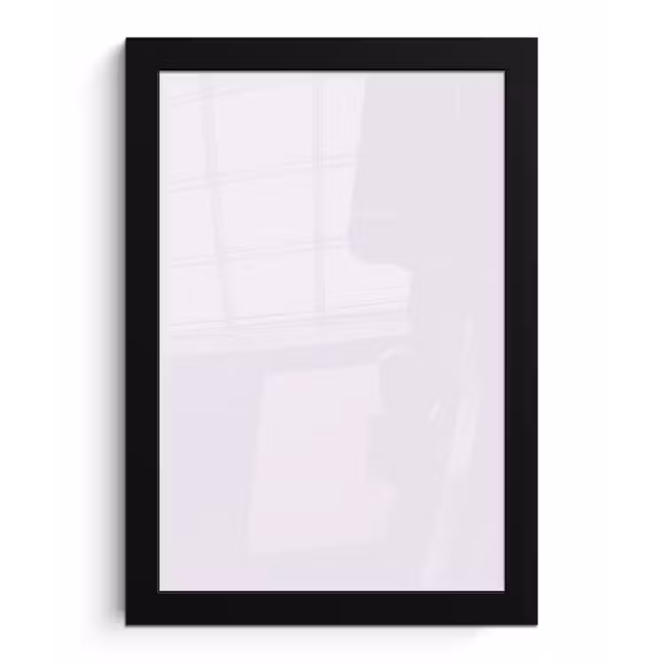 Lilac - Luxe - Paars fotolijst zwart zonder passe partout klein 224 -3d