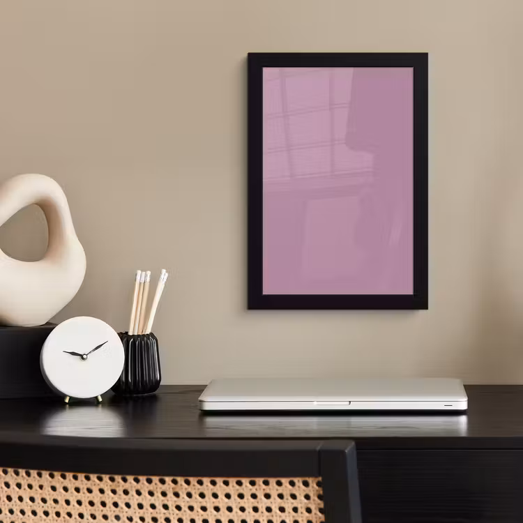 Lilac - Paars - Mauve fotolijst zwart zonder passe partout klein 224 -sfeer1
