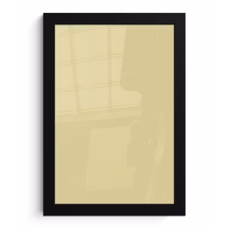 Mellow - Touch - Geel fotolijst zwart zonder passe partout klein 224 -3d