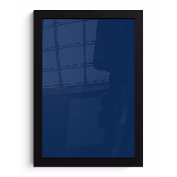 Midnight - Navy - Blauw fotolijst zwart zonder passe partout klein 224 -3d