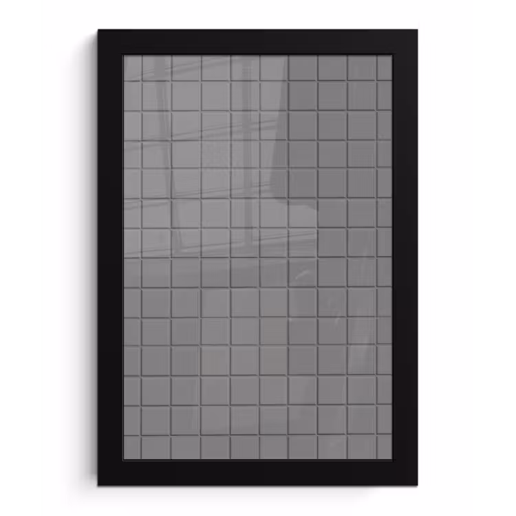 Modern - Patroon - Grijs fotolijst zwart zonder passe partout klein 224 -3d