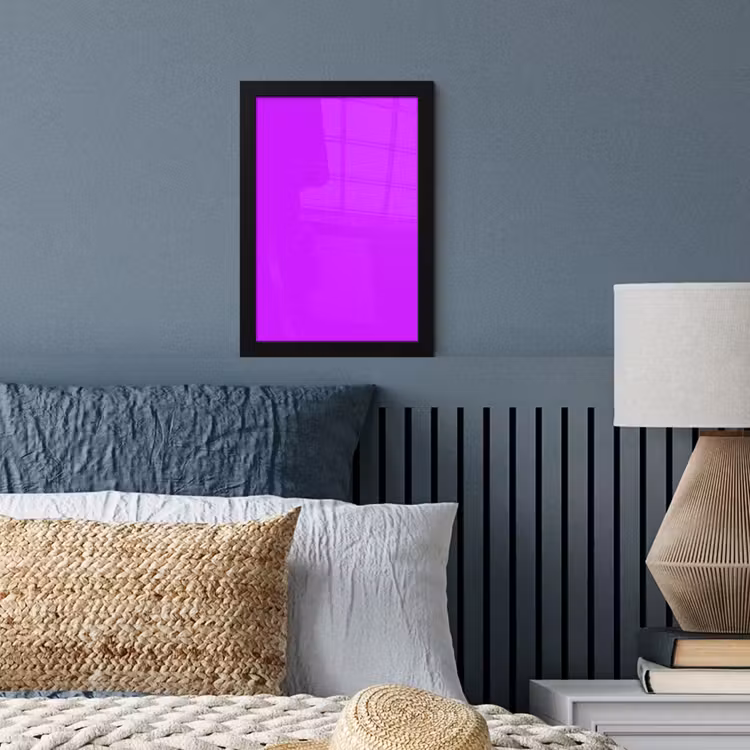 Neon - Orchid - Paars fotolijst zwart zonder passe partout klein 224 -sfeer3