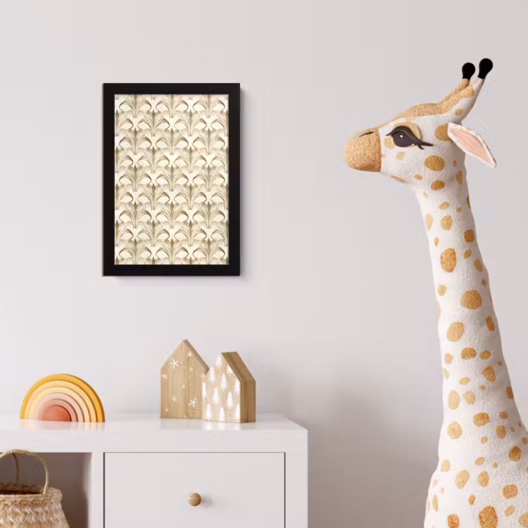Ornament - Barok - Goud fotolijst zwart zonder passe partout klein 224 -usfeer4_kinderkamer