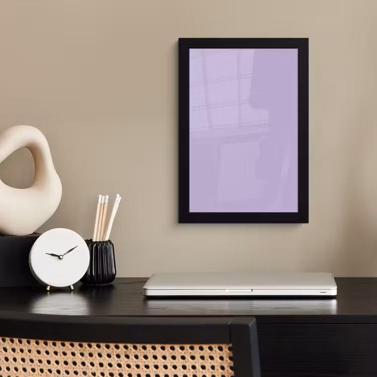 Pastel - Lilac - Paars fotolijst zwart zonder passe partout klein 224 -sfeer1