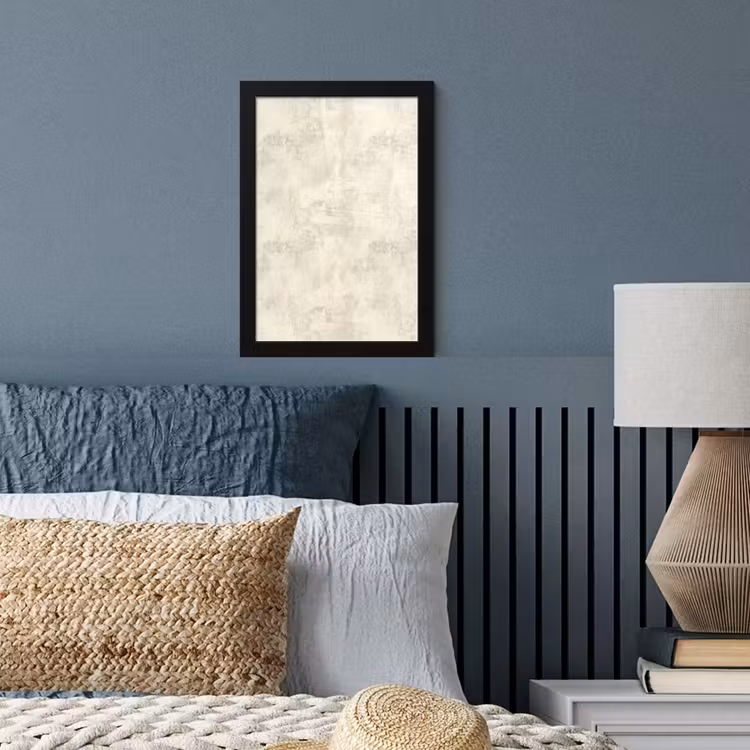 Patroon - Organisch - Beige fotolijst zwart zonder passe partout klein 224 -sfeer3