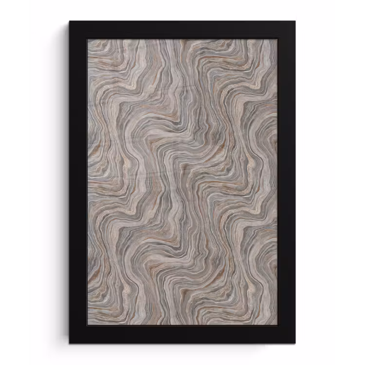 Patroon - Textuur - Grijs fotolijst zwart zonder passe partout klein 224 -3d