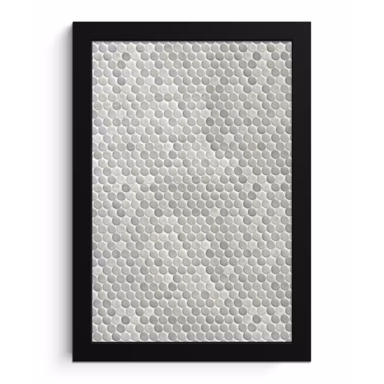 Penny - Mozaïek - Lichtgrijs fotolijst zwart zonder passe partout klein 224 -3d
