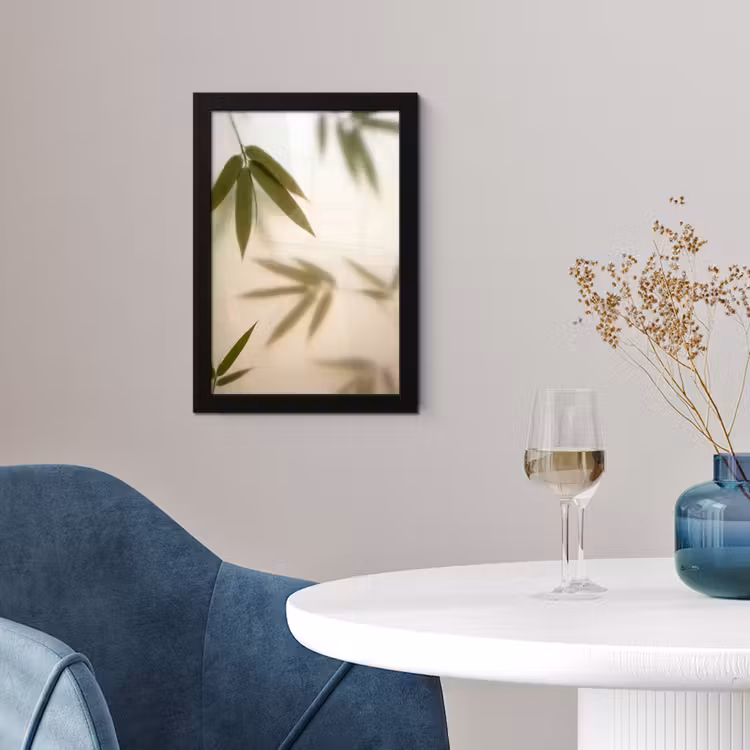 Planten - Bladeren - Natuur - Groen fotolijst zwart zonder passe partout klein -sfeer4