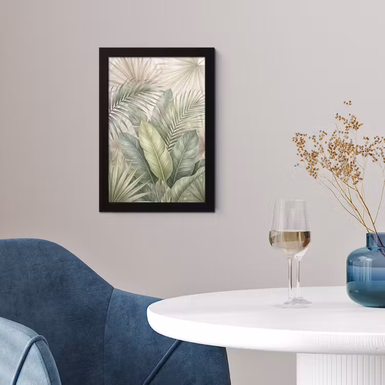 Planten - Tropisch - Bladeren - Groen - Natuur fotolijst zwart zonder passe partout klein -sfeer4