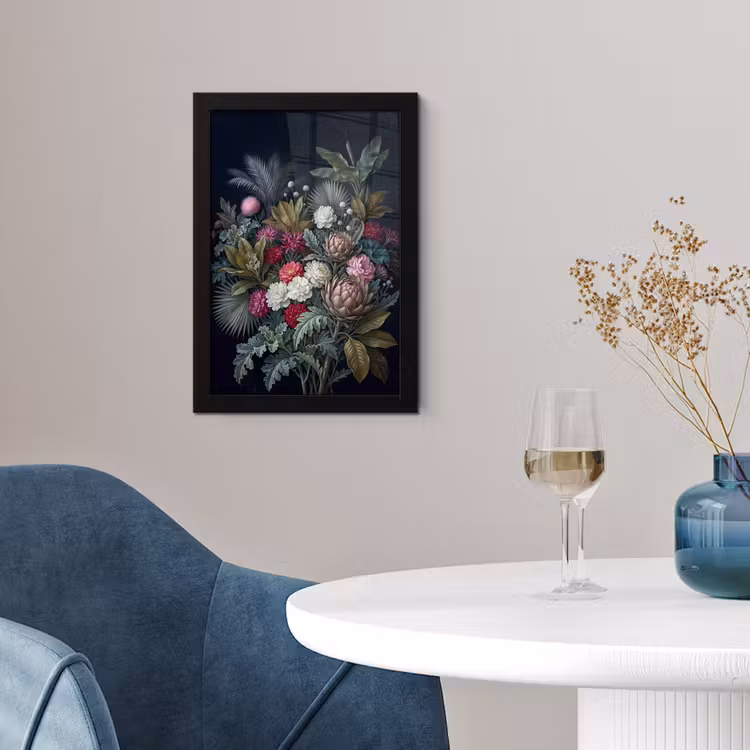 Planten - Tropisch - Botanisch - Donker - Groen fotolijst zwart zonder passe partout klein -sfeer4