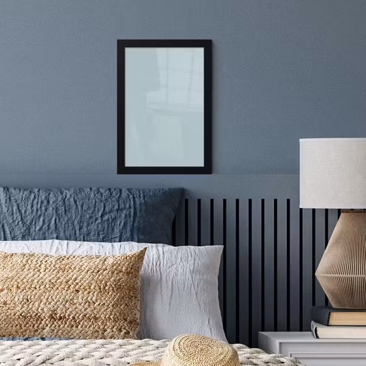Slate - Blue - Blauw fotolijst zwart zonder passe partout klein 224 -sfeer3