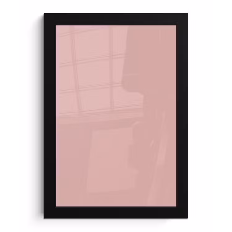 Soft - Blush - Roze fotolijst zwart zonder passe partout klein 224 -3d