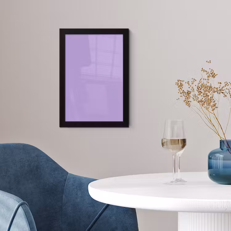 Soft - Lavender - Paars fotolijst zwart zonder passe partout klein 224 -sfeer4
