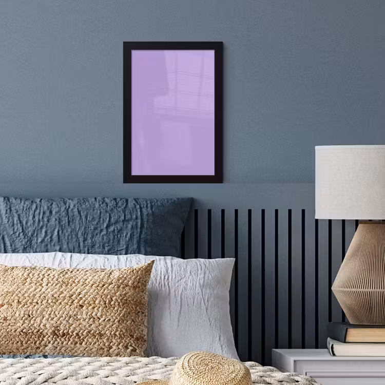 Soft - Lavender - Paars fotolijst zwart zonder passe partout klein 224 -sfeer3