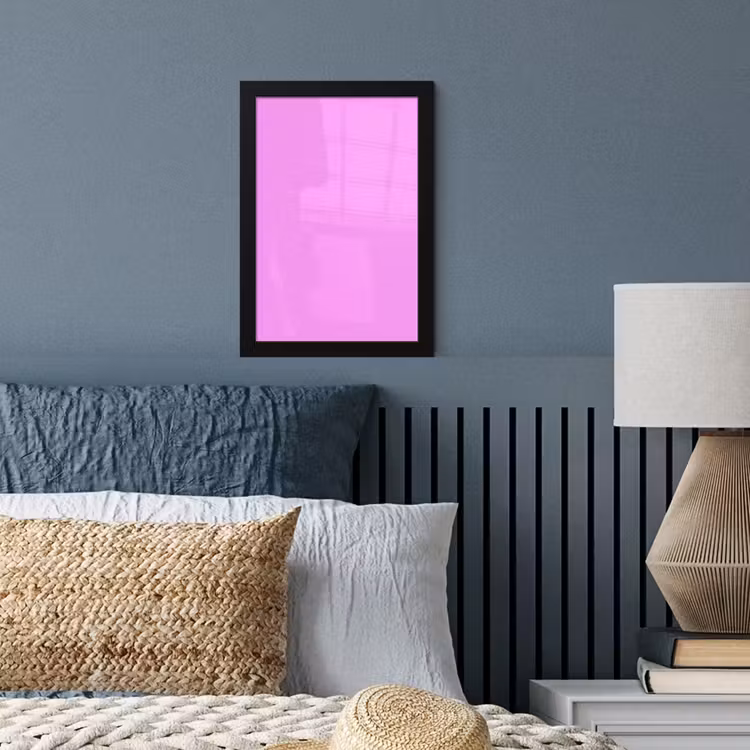 Soft - Lavender - Roze fotolijst zwart zonder passe partout klein 224 -sfeer3