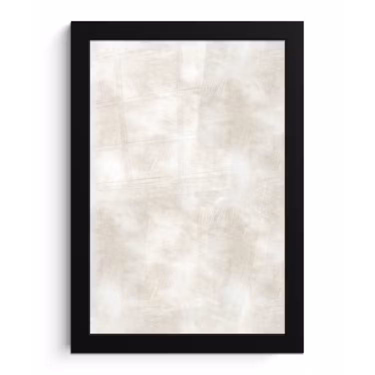 Subtiel - Structuur - Beige fotolijst zwart zonder passe partout klein 224 -3d