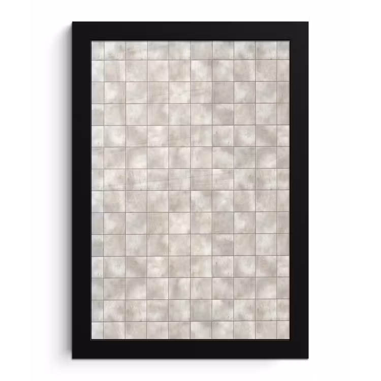 Tegels - Natuurlijk - Grijs fotolijst zwart zonder passe partout klein 224 -3d