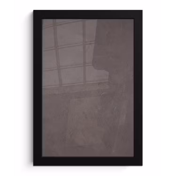 Textuur - Grijs - Modern - Abstract - Oppervlak fotolijst zwart zonder passe partout klein -3d
