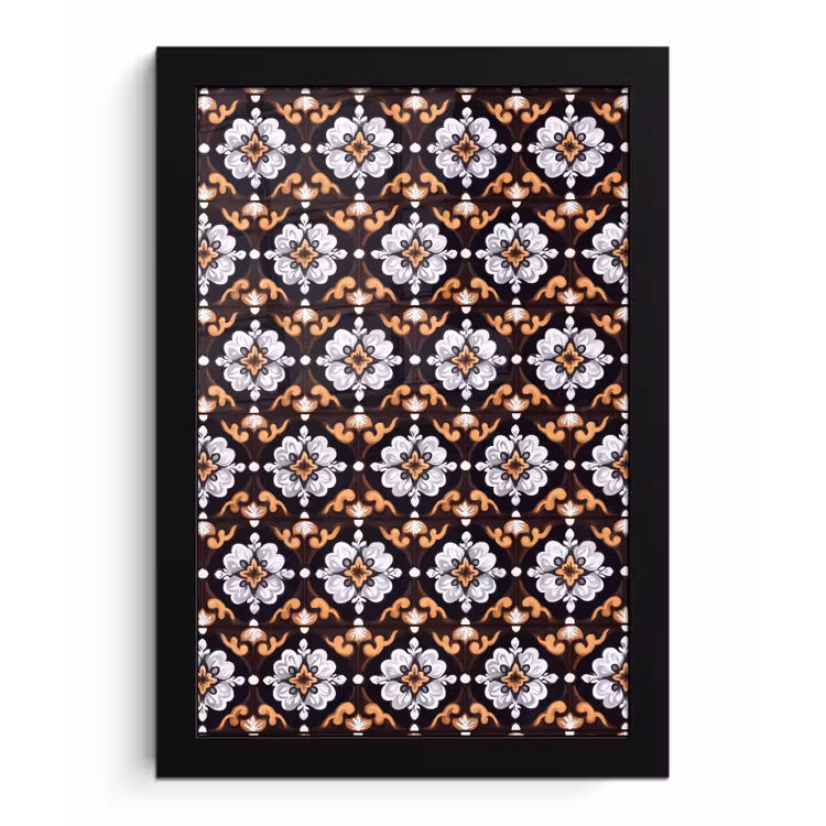 traditioneel - Element - Kleurrijk fotolijst zwart zonder passe partout klein 224 -3d