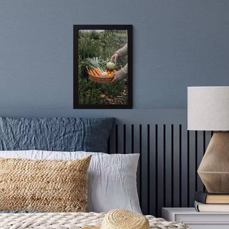 Veld - Groenten - Biologisch - Oogst fotolijst zwart zonder passe partout klein -sfeer3