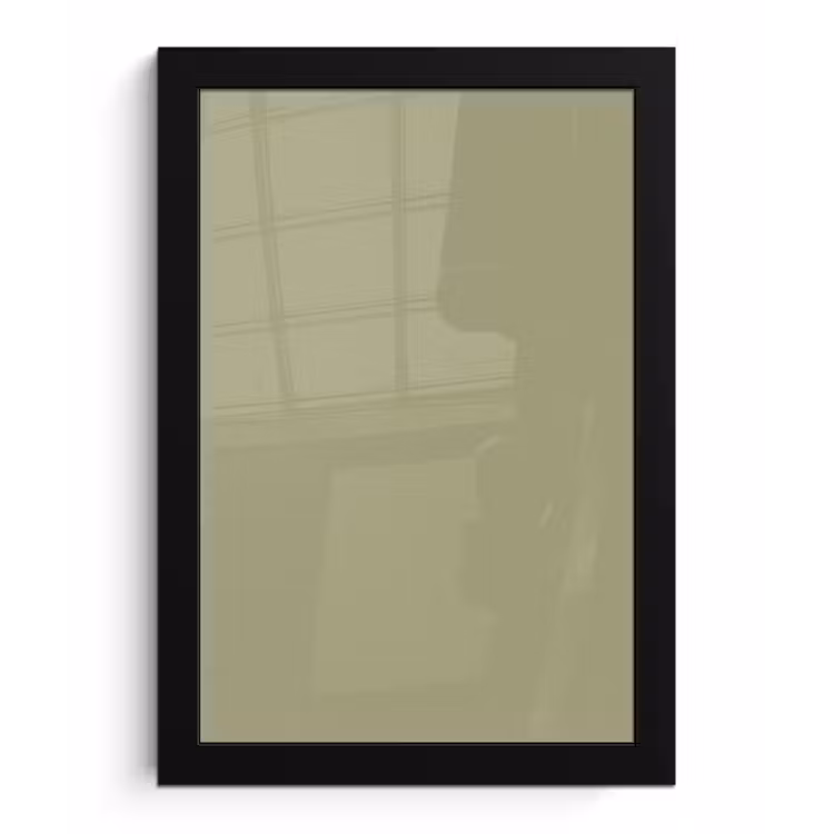 Vintage - Sage - Groen fotolijst zwart zonder passe partout klein 224 -3d