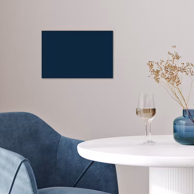 Midnight - Blue - Blauw poster papier klein 62 -sfeer3