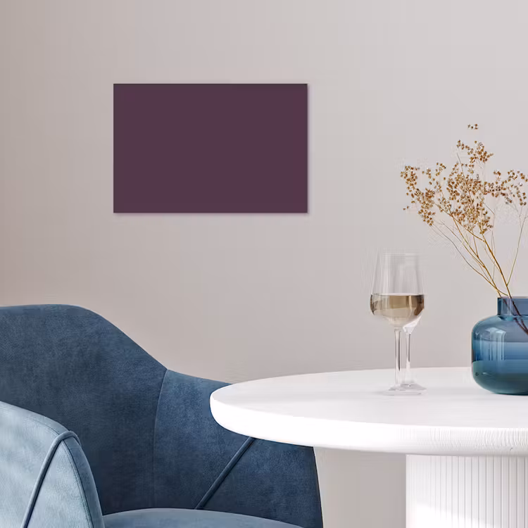Midnight - Plum - Paars poster papier klein 62 -sfeer3