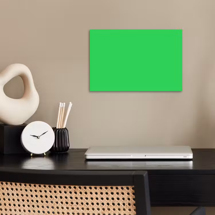 Mint - Green - Groen poster papier klein 62 -sfeer1