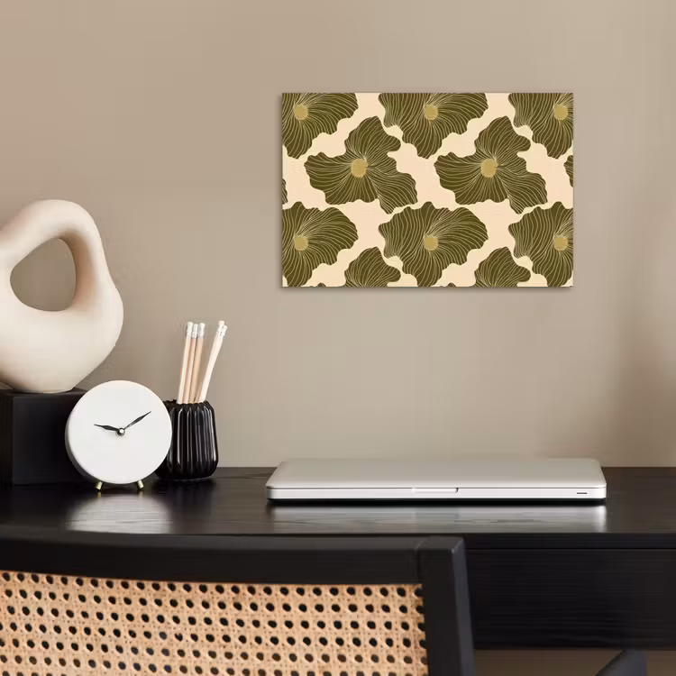 Modern - Abstract - Groen poster papier klein 62 -sfeer1