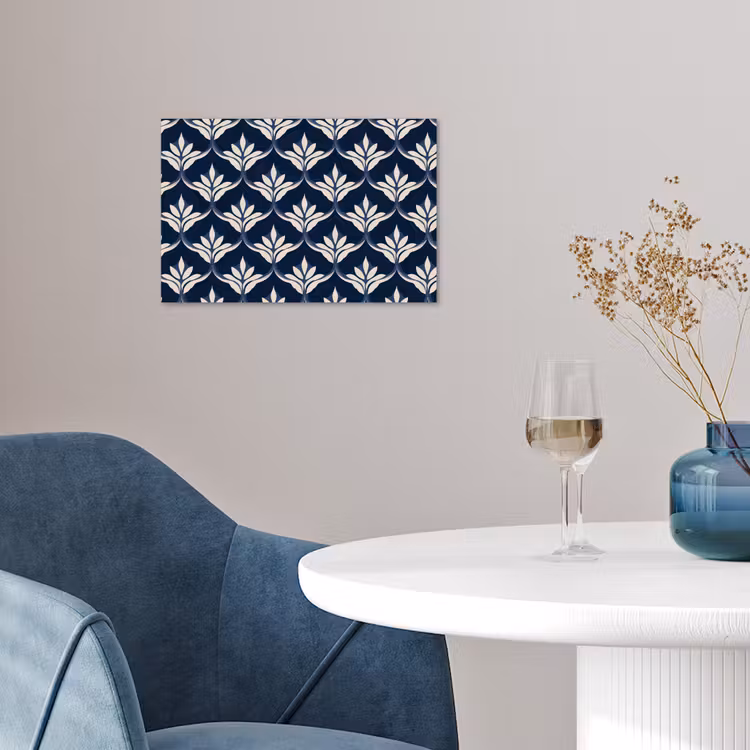 Modern - Ontwerp - Blauw poster papier klein 62 -sfeer3