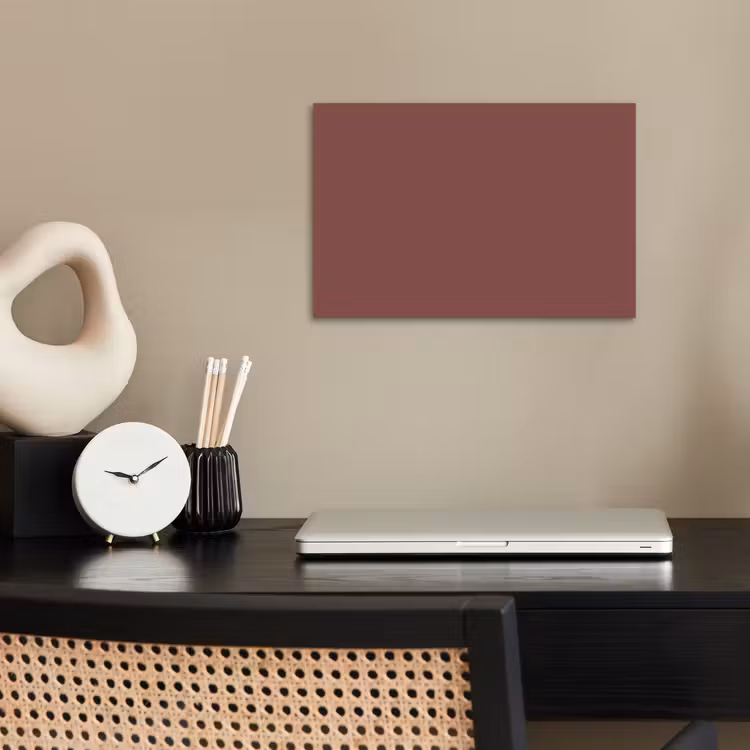 Muted - Raisin - Rood poster papier klein 62 -sfeer1