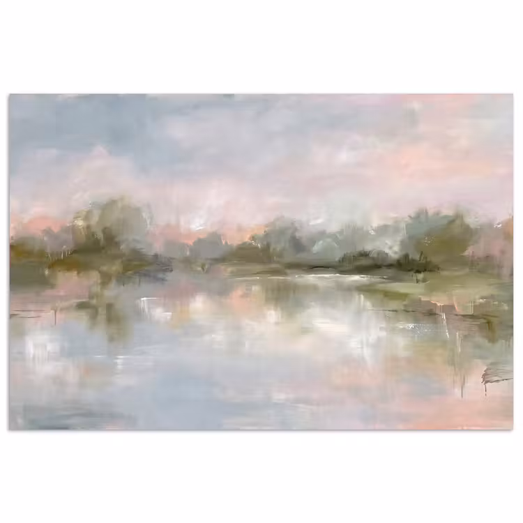 Natuur - Landschap - Abstract - Water - Groen poster papier klein -3d
