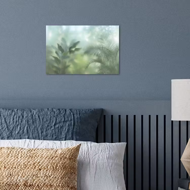 Natuur - Vervaagd - Groen - Abstract - Modern poster papier klein -sfeer2
