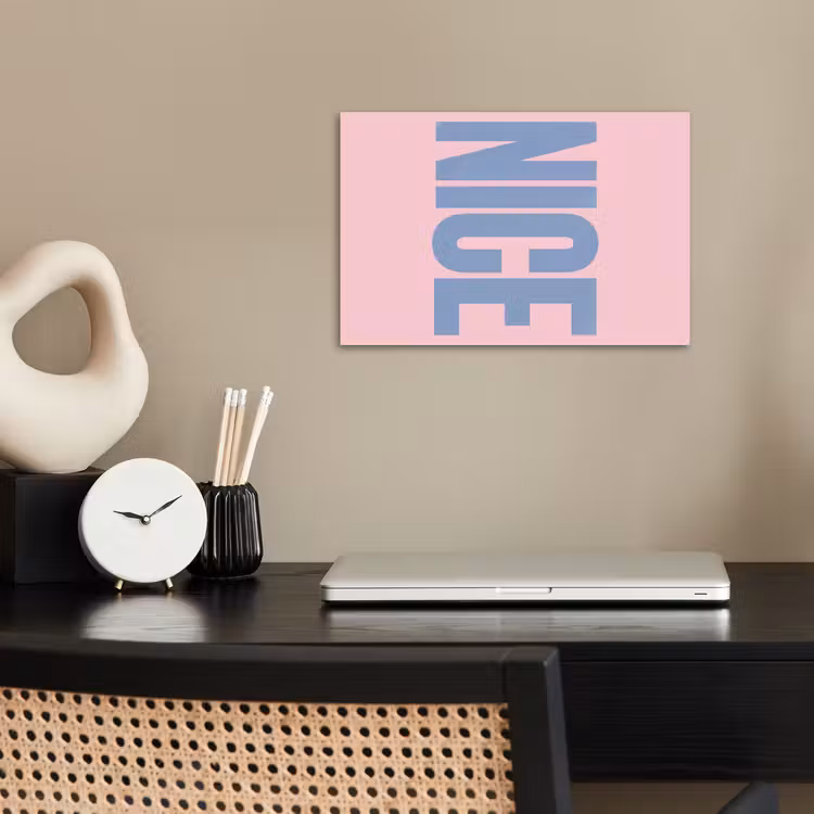 Nice - Paars - Roze poster papier klein -sfeer1