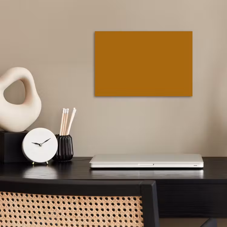 Ocre - Gold - Geel poster papier klein 62 -sfeer1