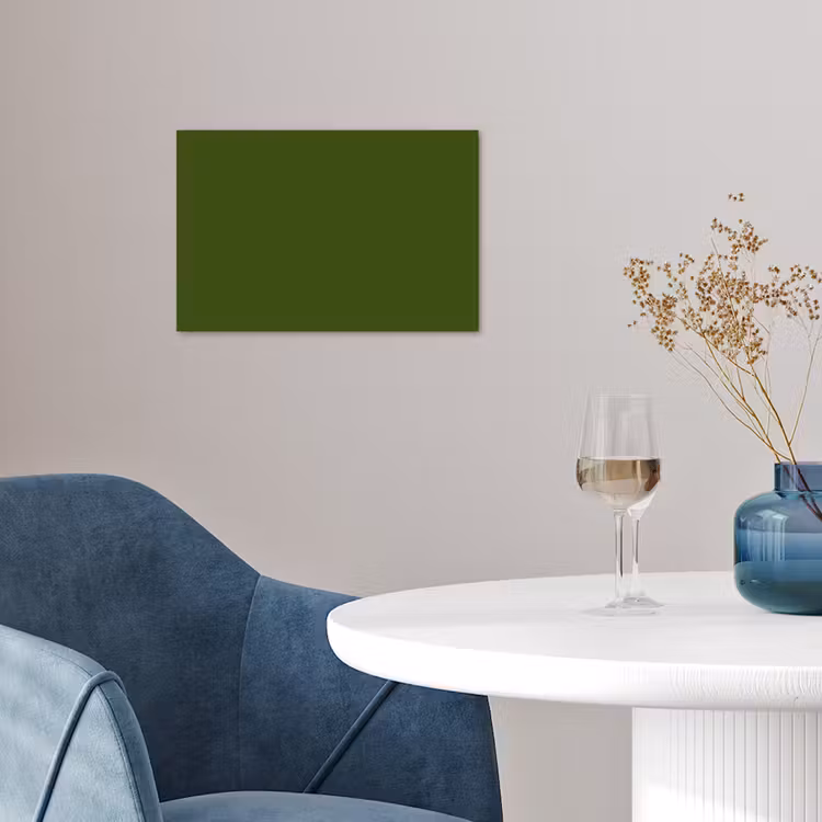 Olive - Drab - Groen poster papier klein 62 -sfeer3