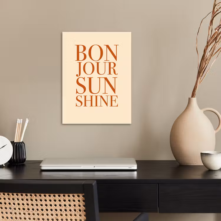 Oranje - Quote - Sun poster papier klein -sfeer1
