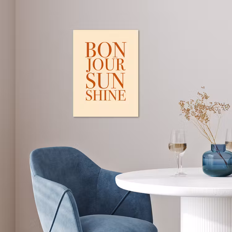 Oranje - Quote - Sun poster papier klein -sfeer3